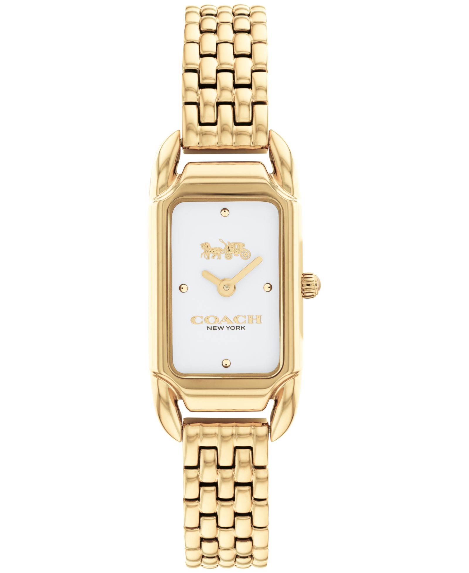 Женские часы COACH Cadie Quartz Gold-Tone, 20mmx32.5mm