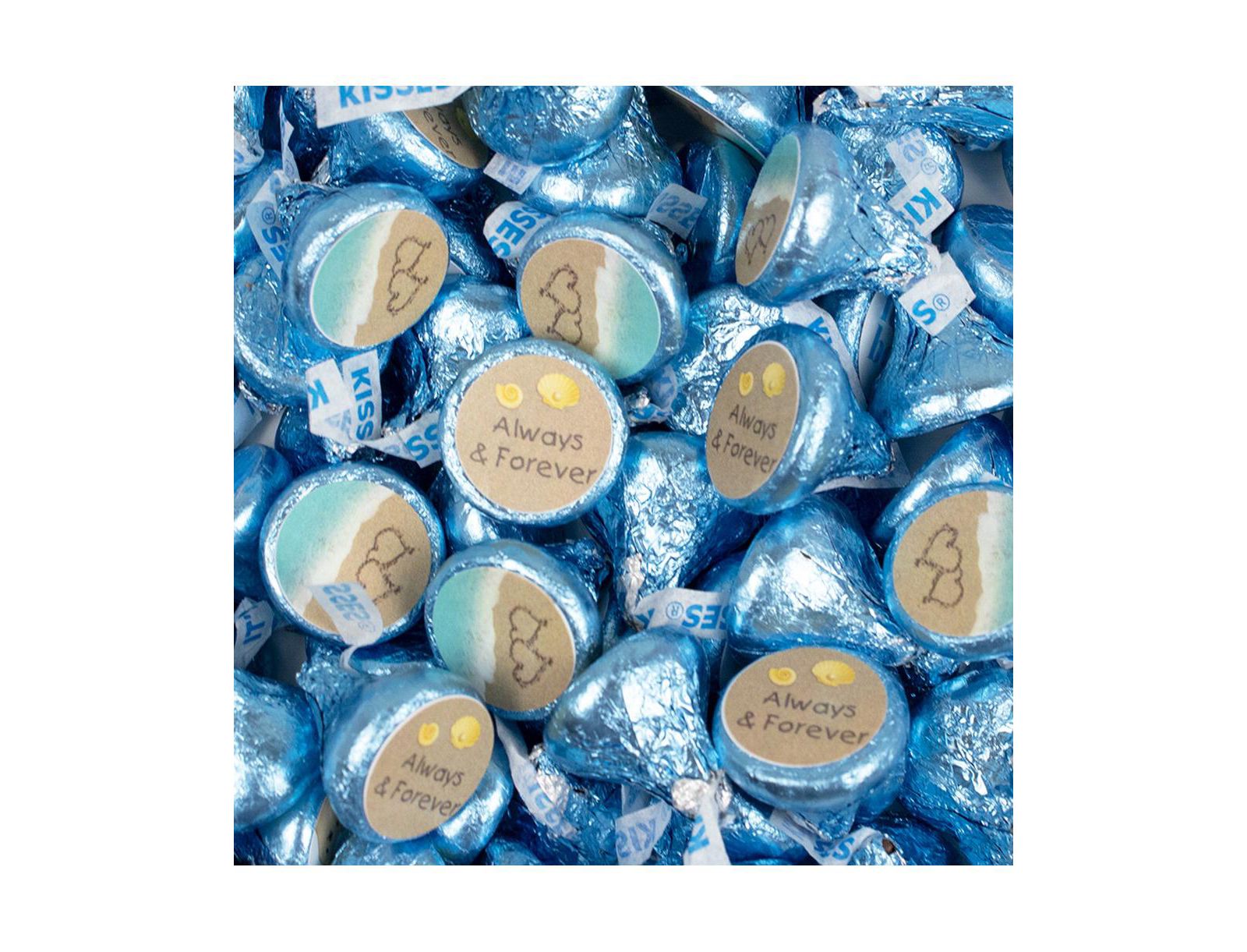 Just Candy свадебные конфеты Hershey's Kisses Milk Chocolate, 90 Pieces
