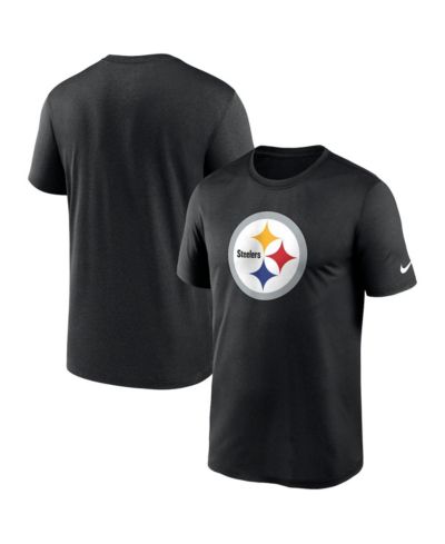 Мужская футболка Nike Black Pittsburgh Steelers Legend Logo Performance