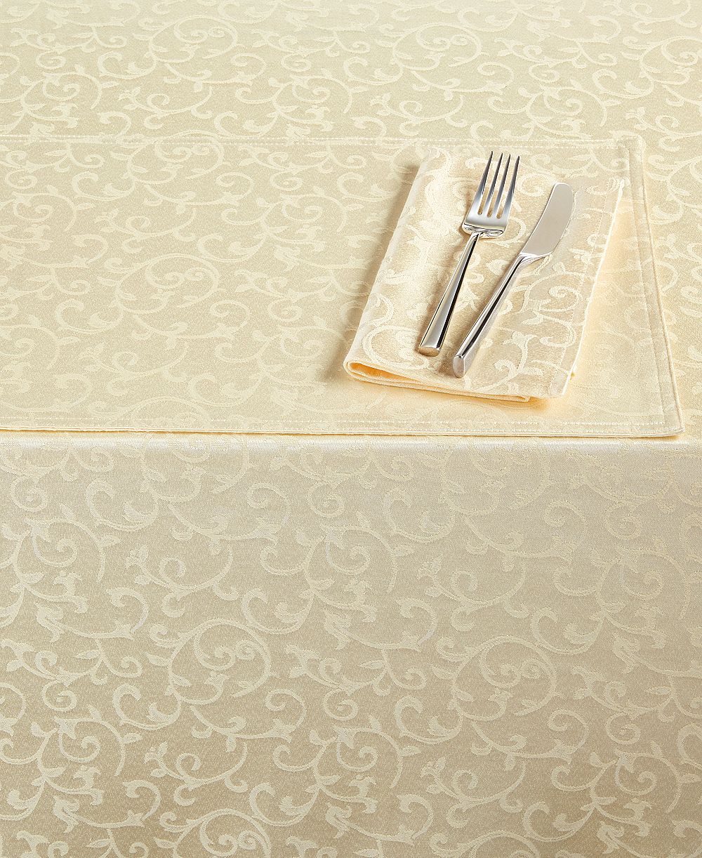 Скатерть Lenox Opal Innocence Oblong 60" x 102" Ivory
