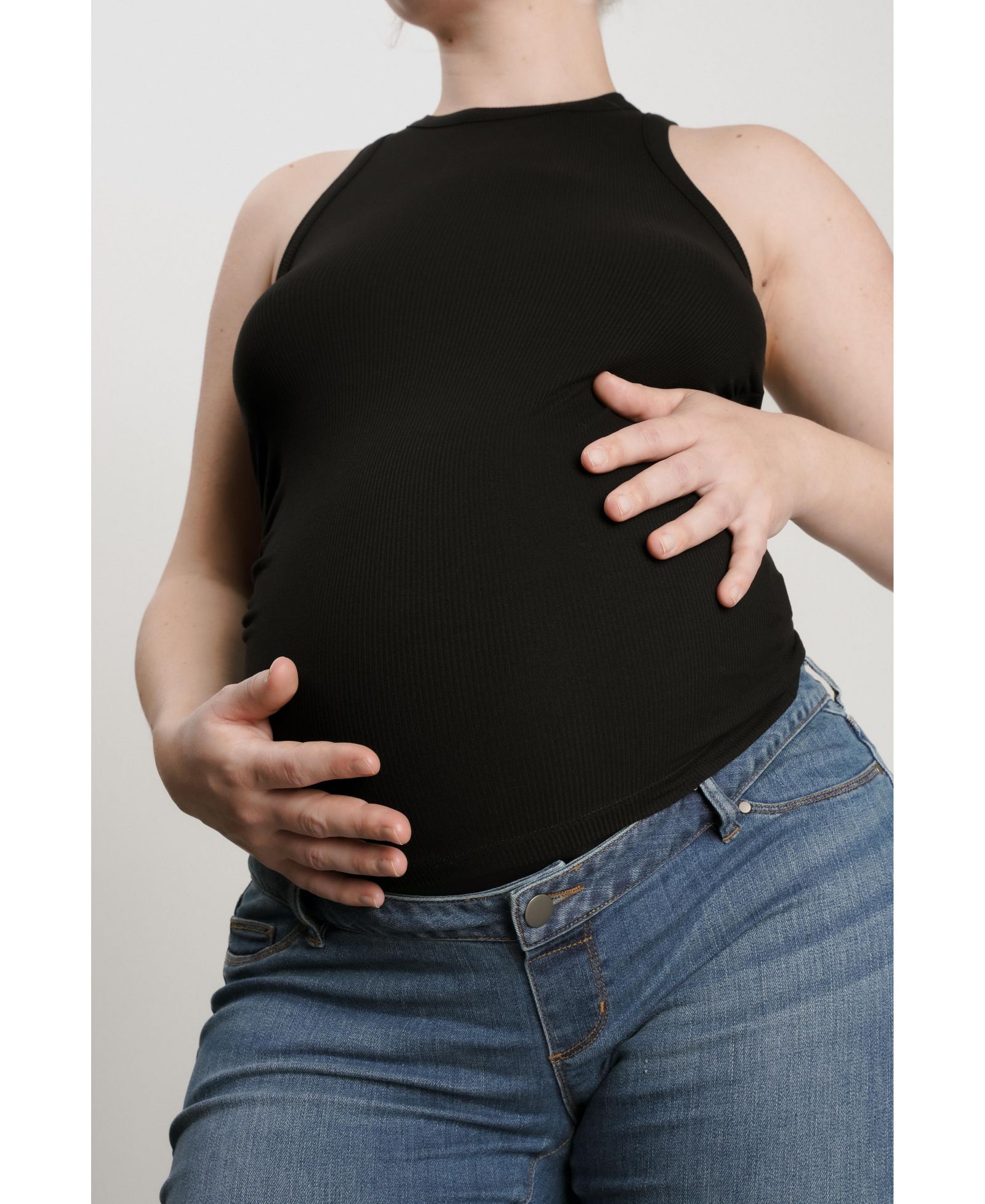 NOM Maternity Ribbed Tank Матерный топ