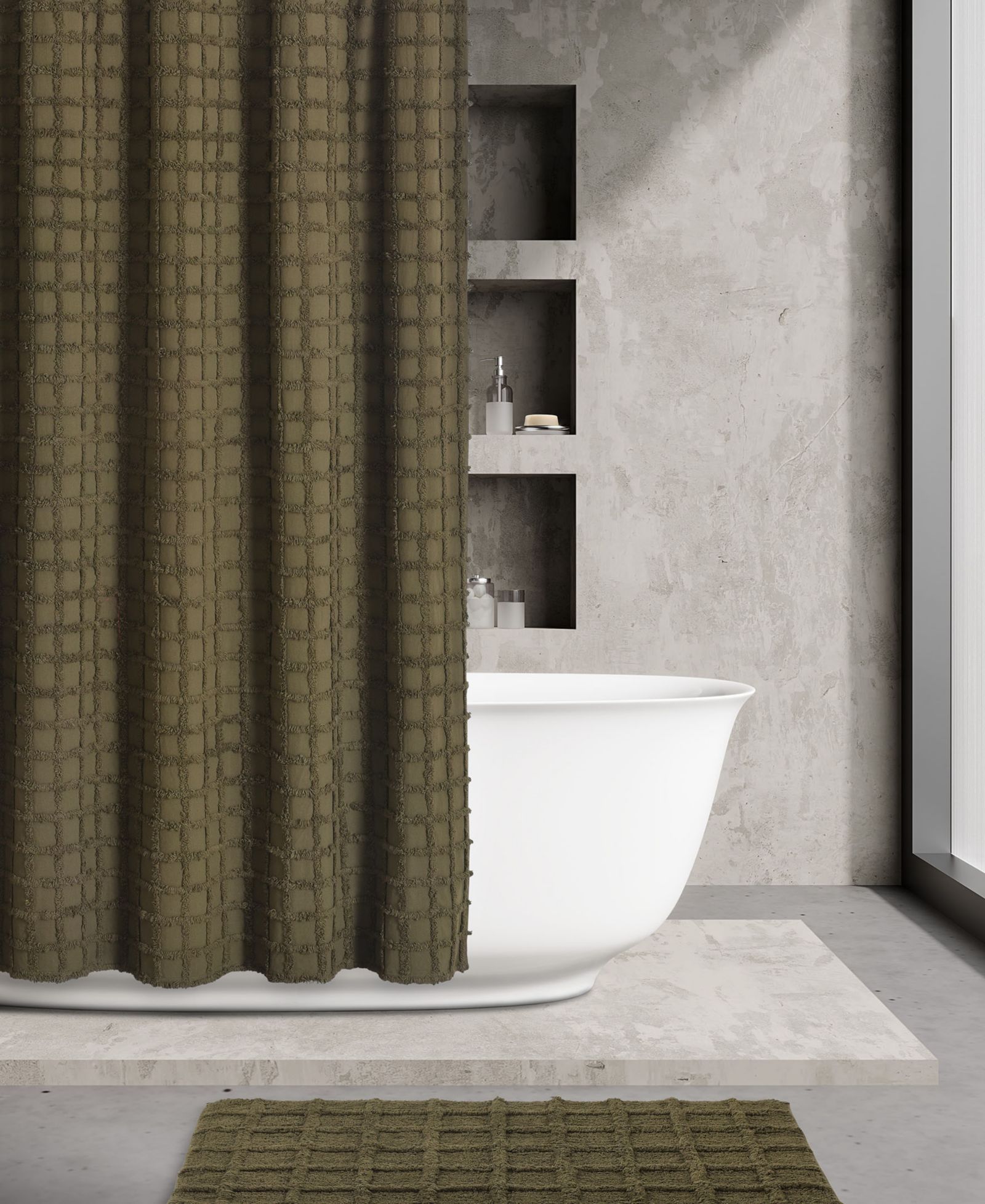 Oscar Oliver Cameron Shower Curtain, 72" x 72"