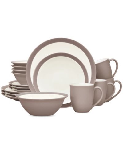 Noritake Colorwave Curve набор посуды, 16 предметов, на 4 персоны