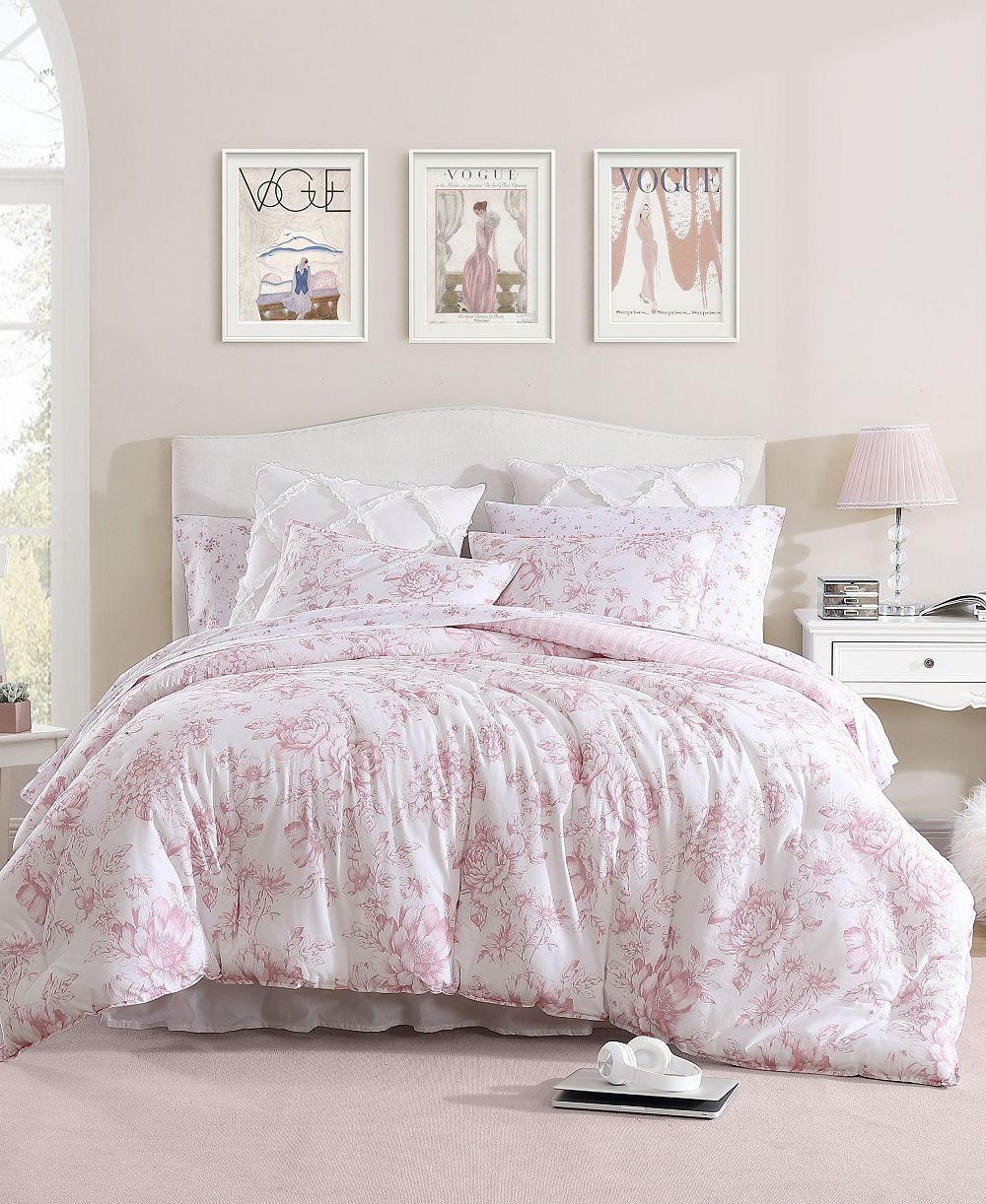 Комплект из 2-х одеял Laura Ashley Delphine Cotton Reversible, Twin XL