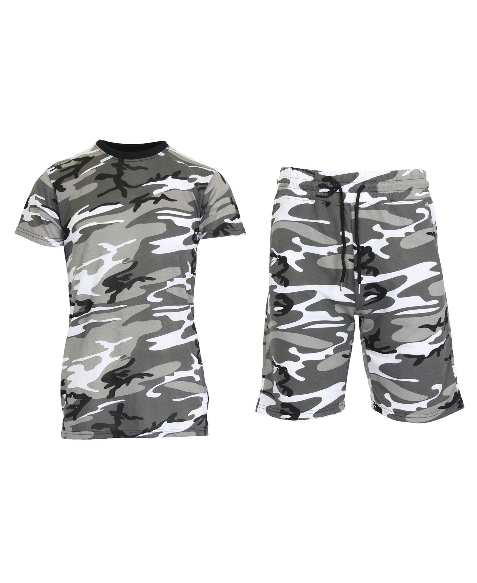 Galaxy By Harvic Мужской Camo Short Sleeve T-shirt and Shorts, 2-Piece Set