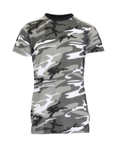 Galaxy By Harvic Men's Camo Printed Short Sleeve Crew Neck T-shirt