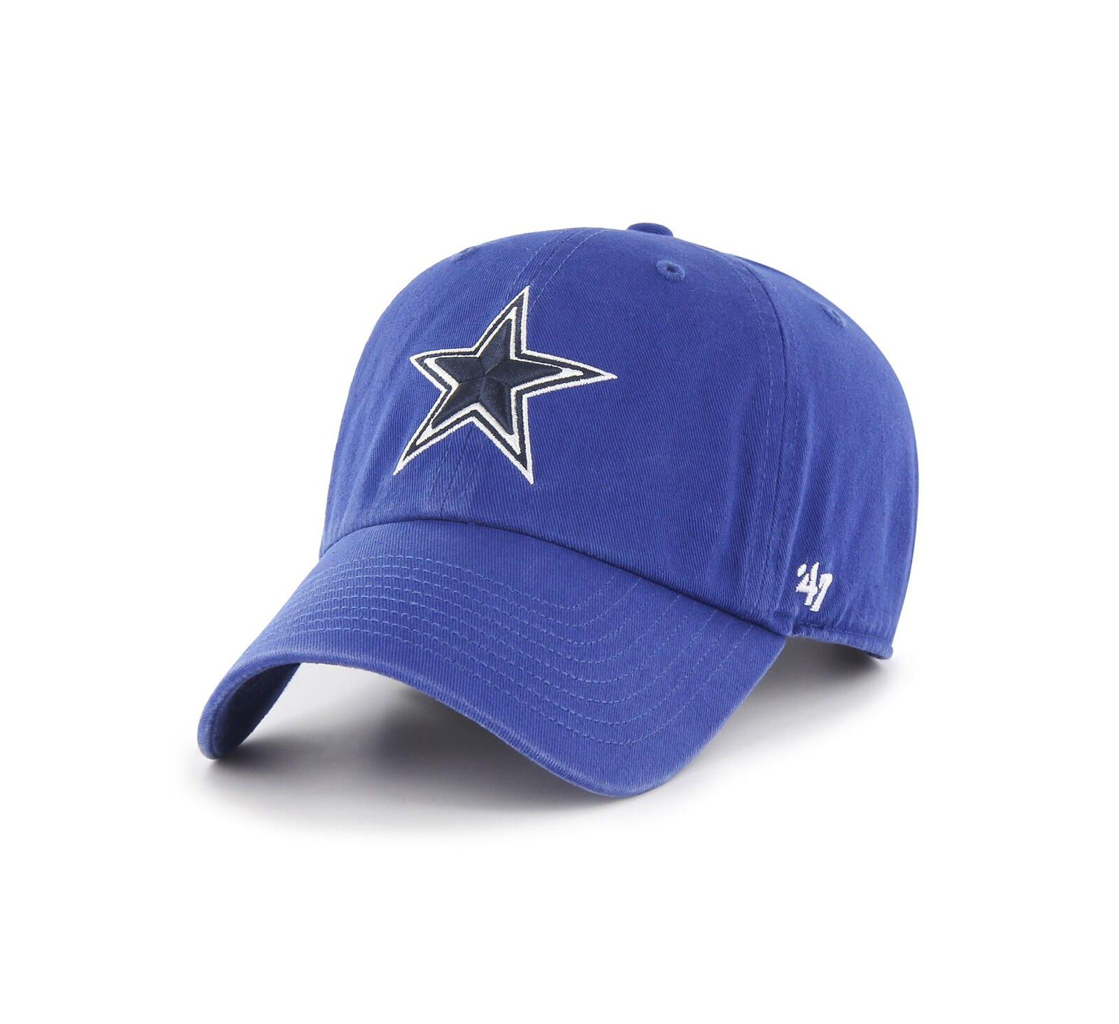 Кепка 47 Brand Men's Royal Dallas Cowboys Secondary Clean Up