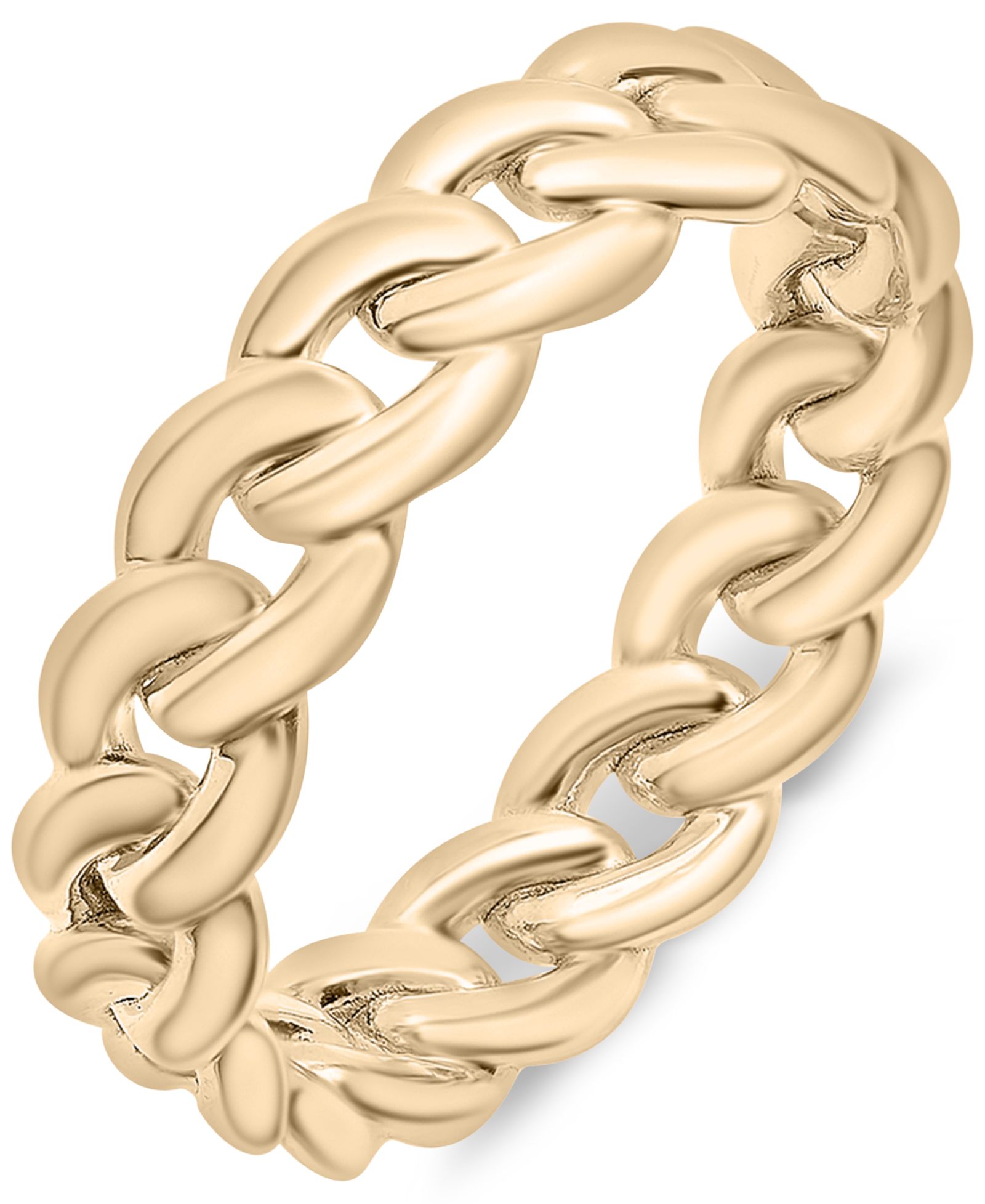 Audrey by Aurate Chain Link Statement Ring in Gold Vermeil or Sterling Silver