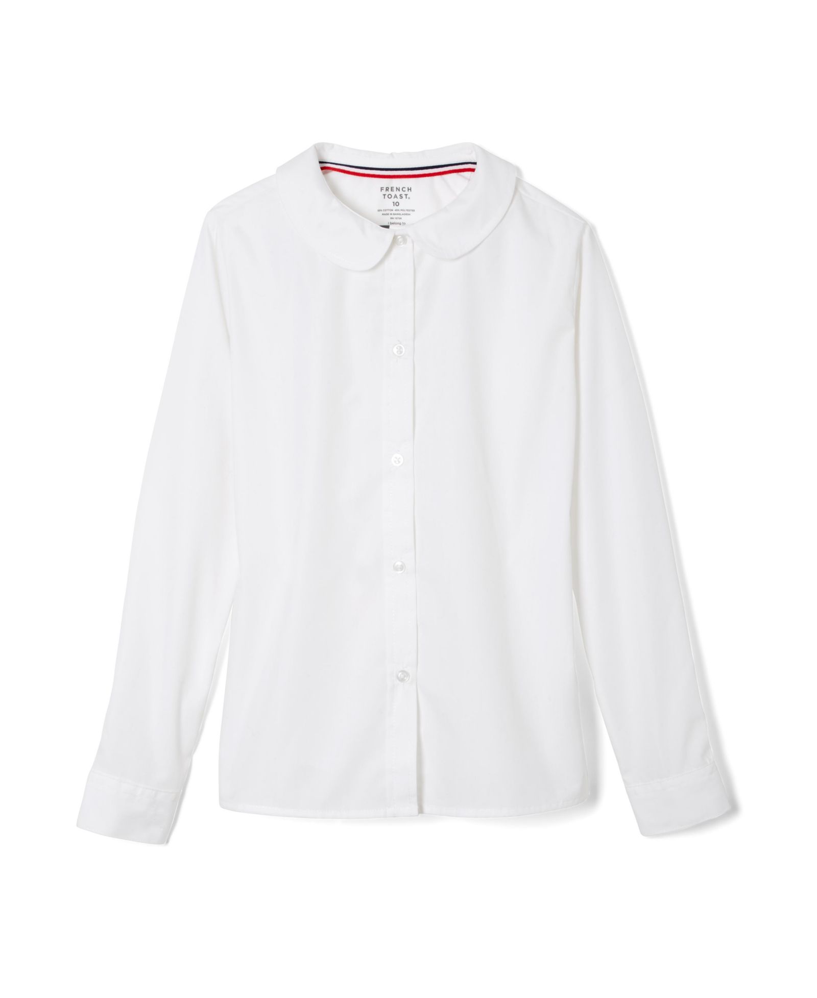 Детская блузка French Toast Long Sleeve Modern Peter Pan Collar