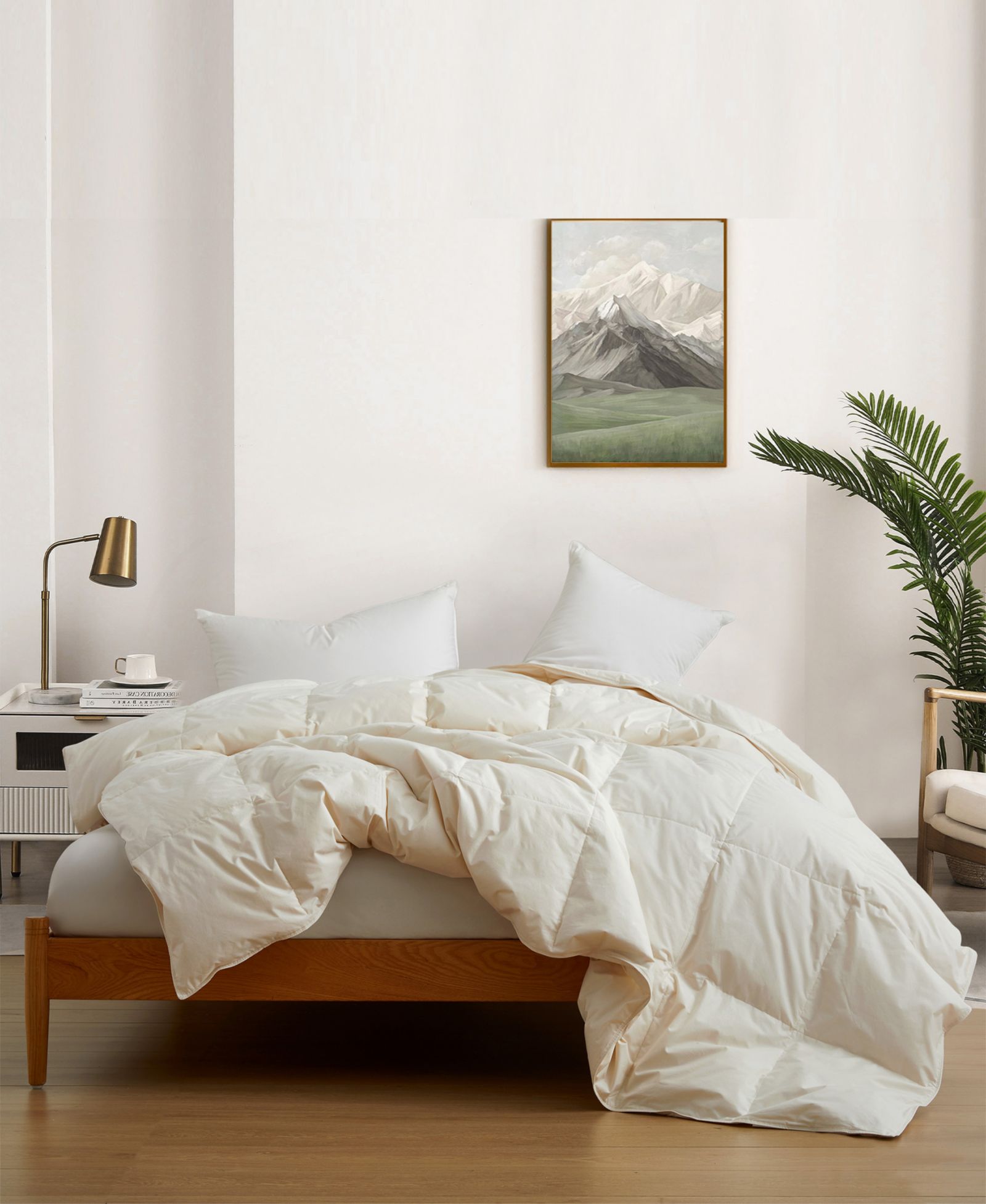 Одеяло UNIKOME Lightweight 300 Thread Count Cotton Down Fiber, King