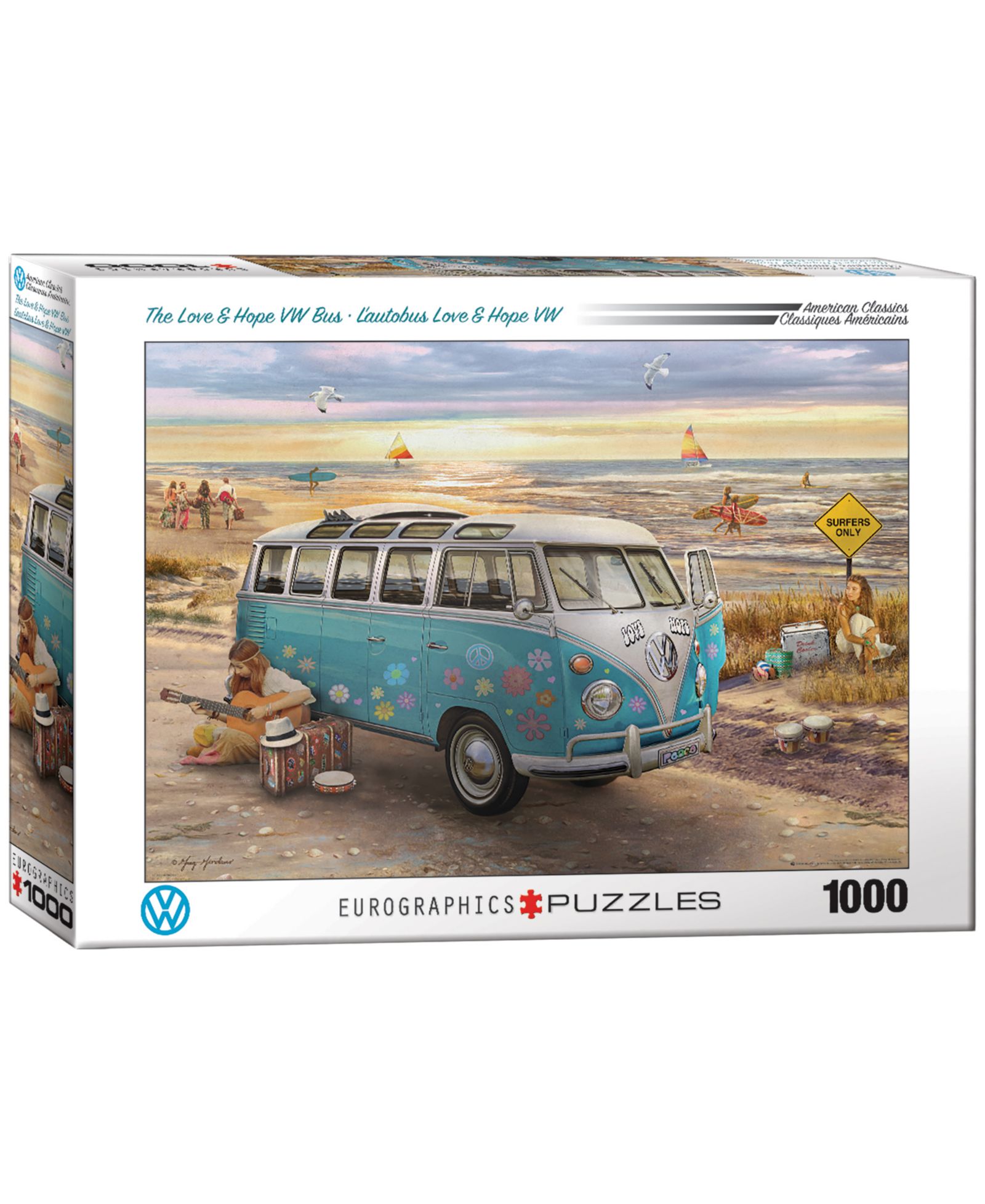 Пазл Eurographics American Classics the Love Hope Volkswagen Bus 1000 Pieces