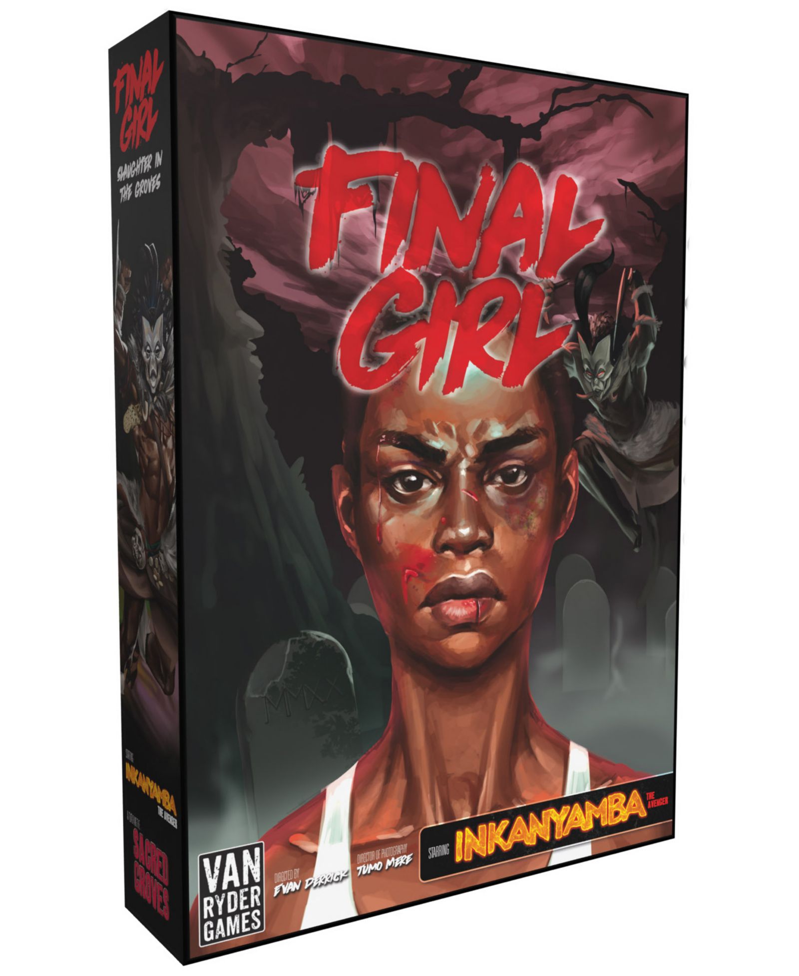 University Games Final Girl Slaughter in the Groves Strategy Horror Expansion Pack Board Game, Ages 14+