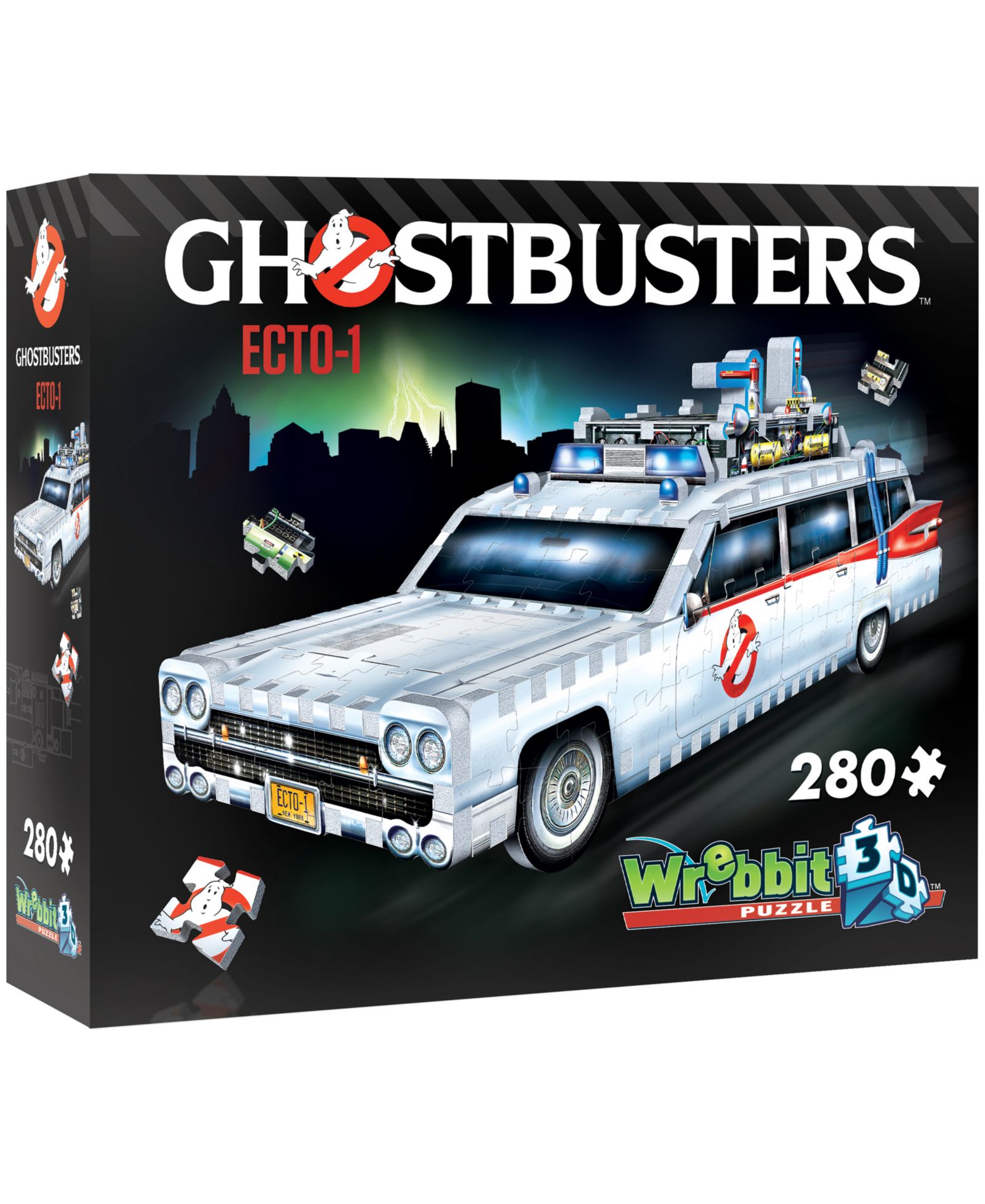 3D пазл Wrebbit Ghostbusters Ecto-1, 280 Pieces