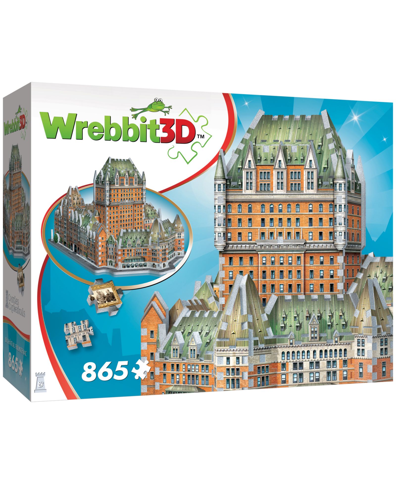 3D пазл Wrebbit Castles Cathedrals Le Chateau Frontenac, 865 деталей