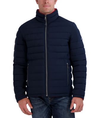Nautica мужская двусторонняя стеганая пуховая куртка