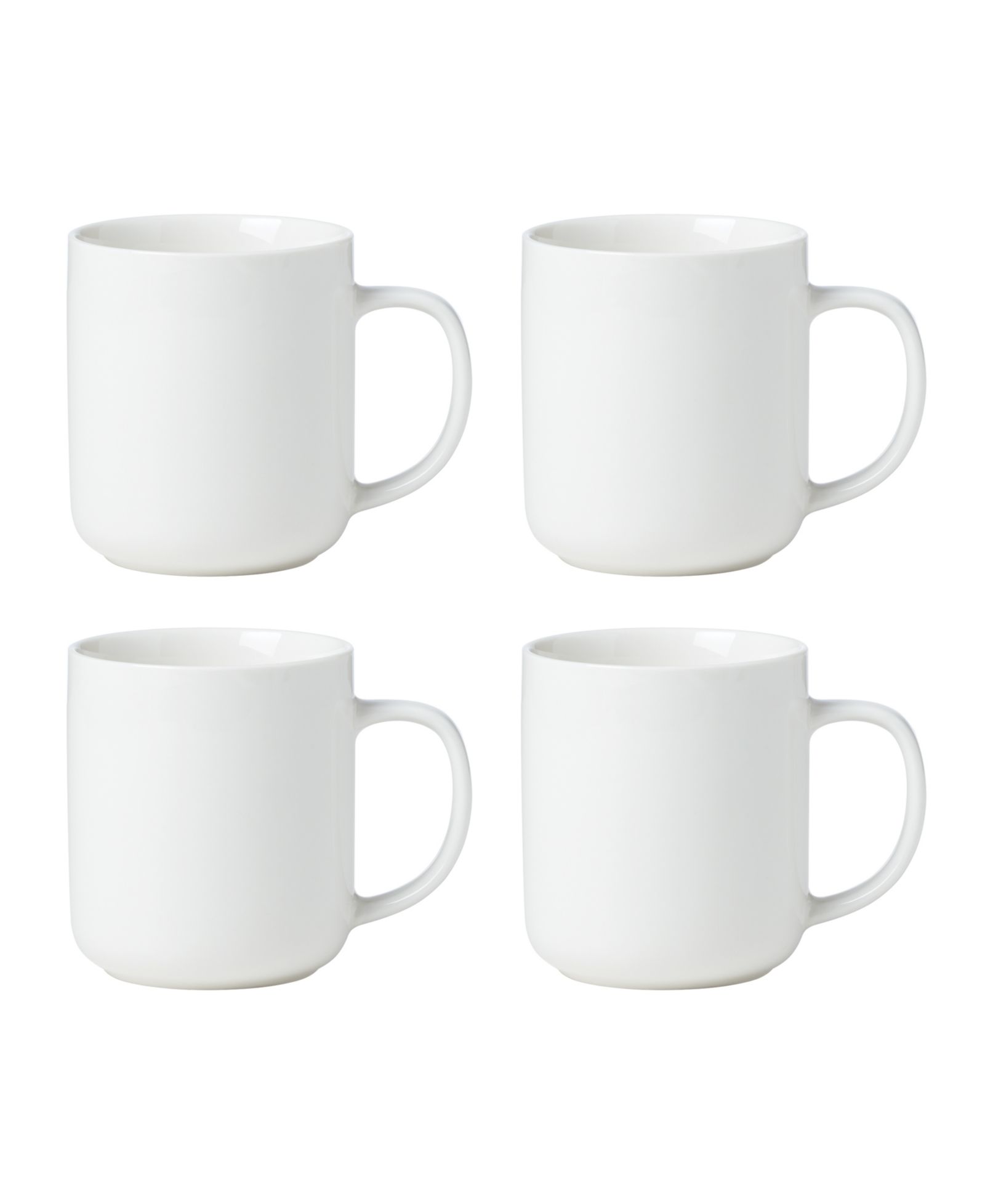 Oneida 365 Collection 24/7 Mugs, Set of 4