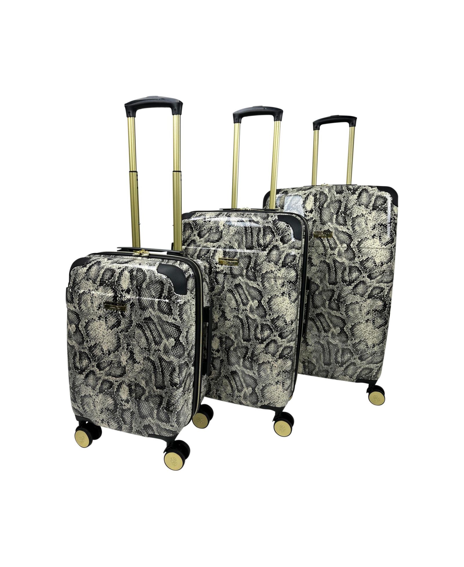 Jenni Chan Python 3-Piece Hardside Spinner Set