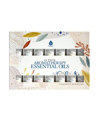 Набор эфирных масел PURSONIC Essential Aromatherapy Oils - 14 Pack Gift Set