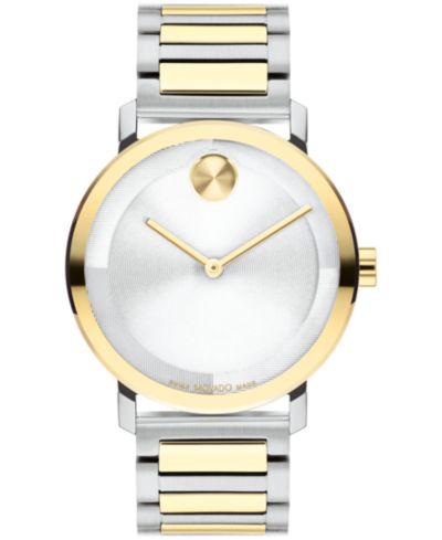 Мужские часы Movado Bold Evolution 2.0 Swiss Quartz Two-Tone Stainless Steel, 40mm