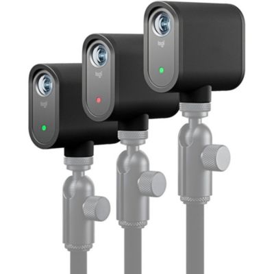 Logitech Mevo Live Streaming Camera (3-pack) - Black
