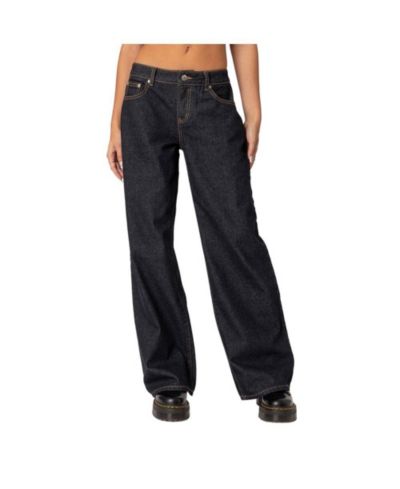 Indigo-blue-raw-washed