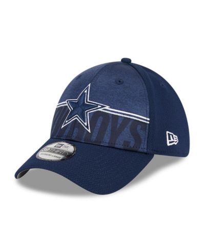 Мужская кепка New Era Navy Dallas Cowboys 2023 NFL Training Camp 39THIRTY Flex Fit
