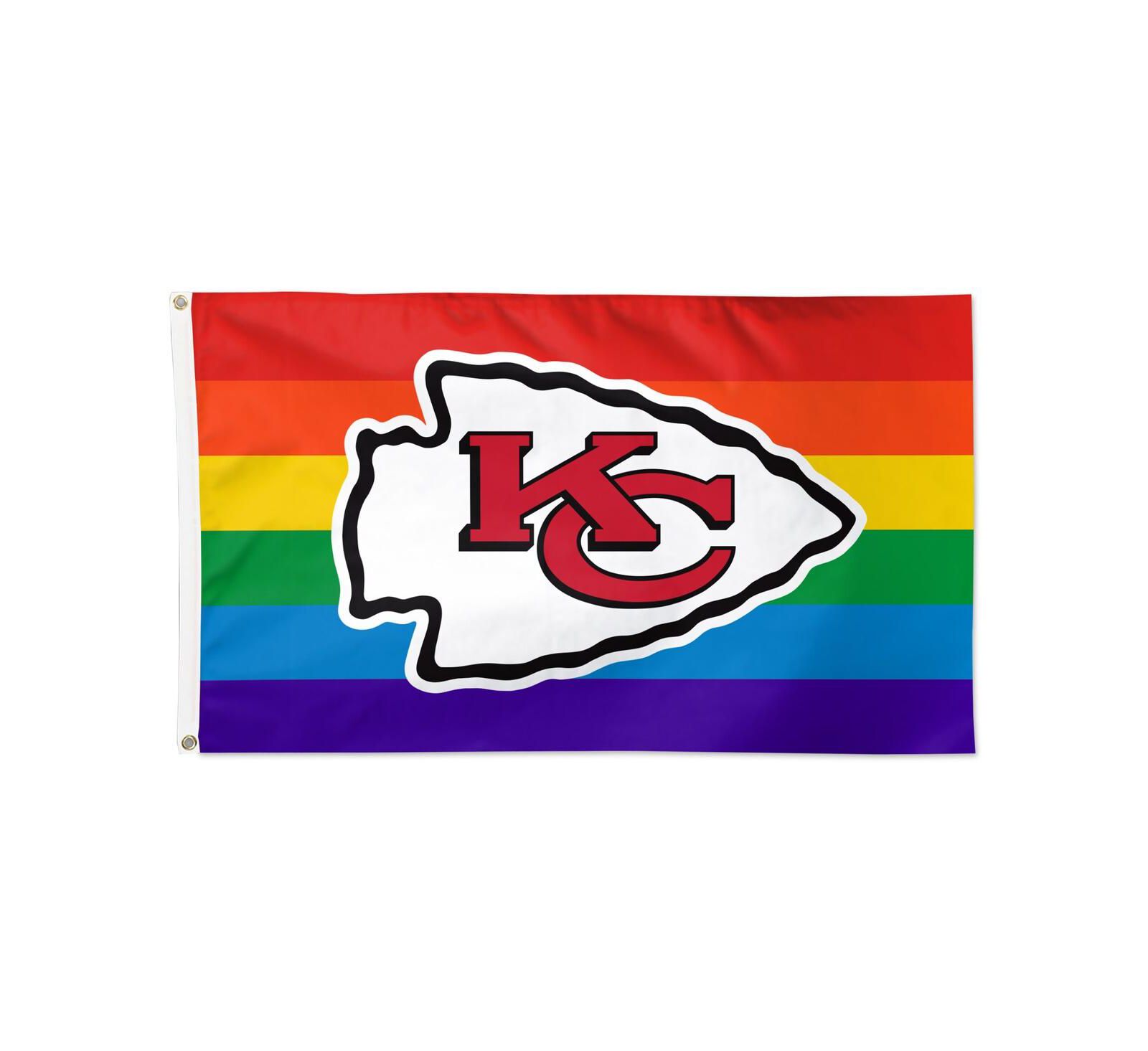 Wincraft Kansas City Chiefs 3' x 5' Pride 1-Sided Deluxe Flag