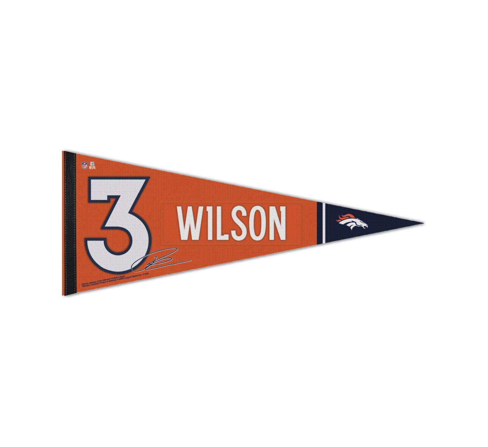 Wincraft Russell Wilson Denver Broncos 12'' x 30'' Player Premium Pennant