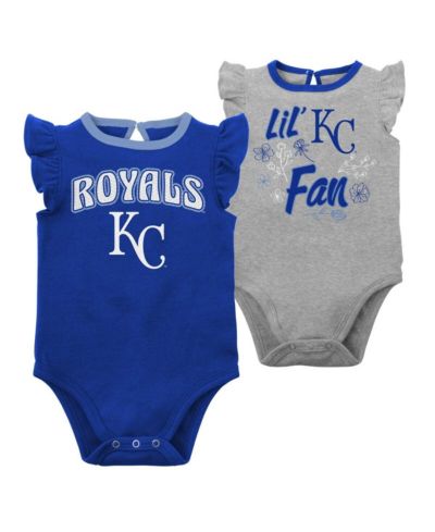Набор боди для младенцев (мальчики и девочки) Kansas City Royals, 2 шт