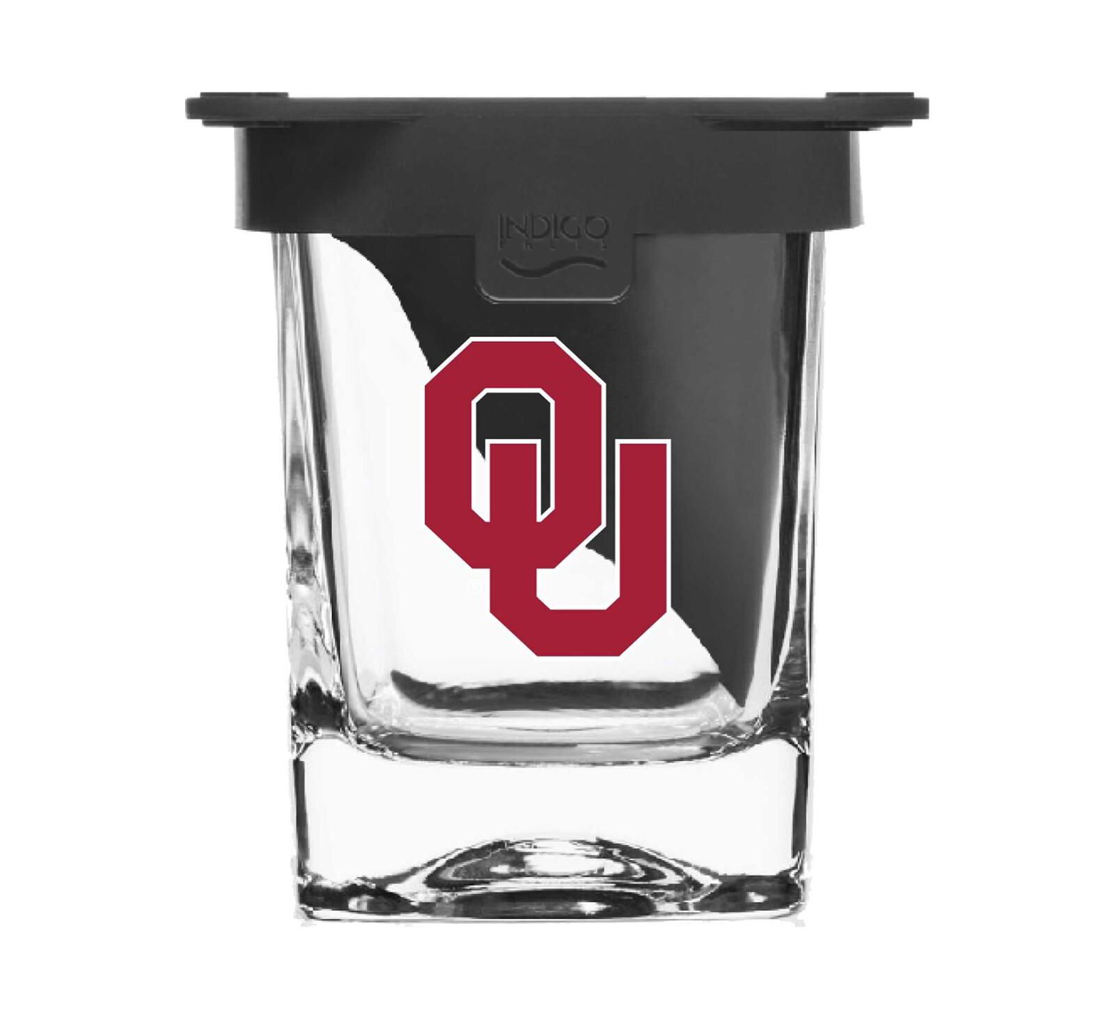 Стакан для льда Oklahoma Sooners 10 Oz Ice Wedge Glass