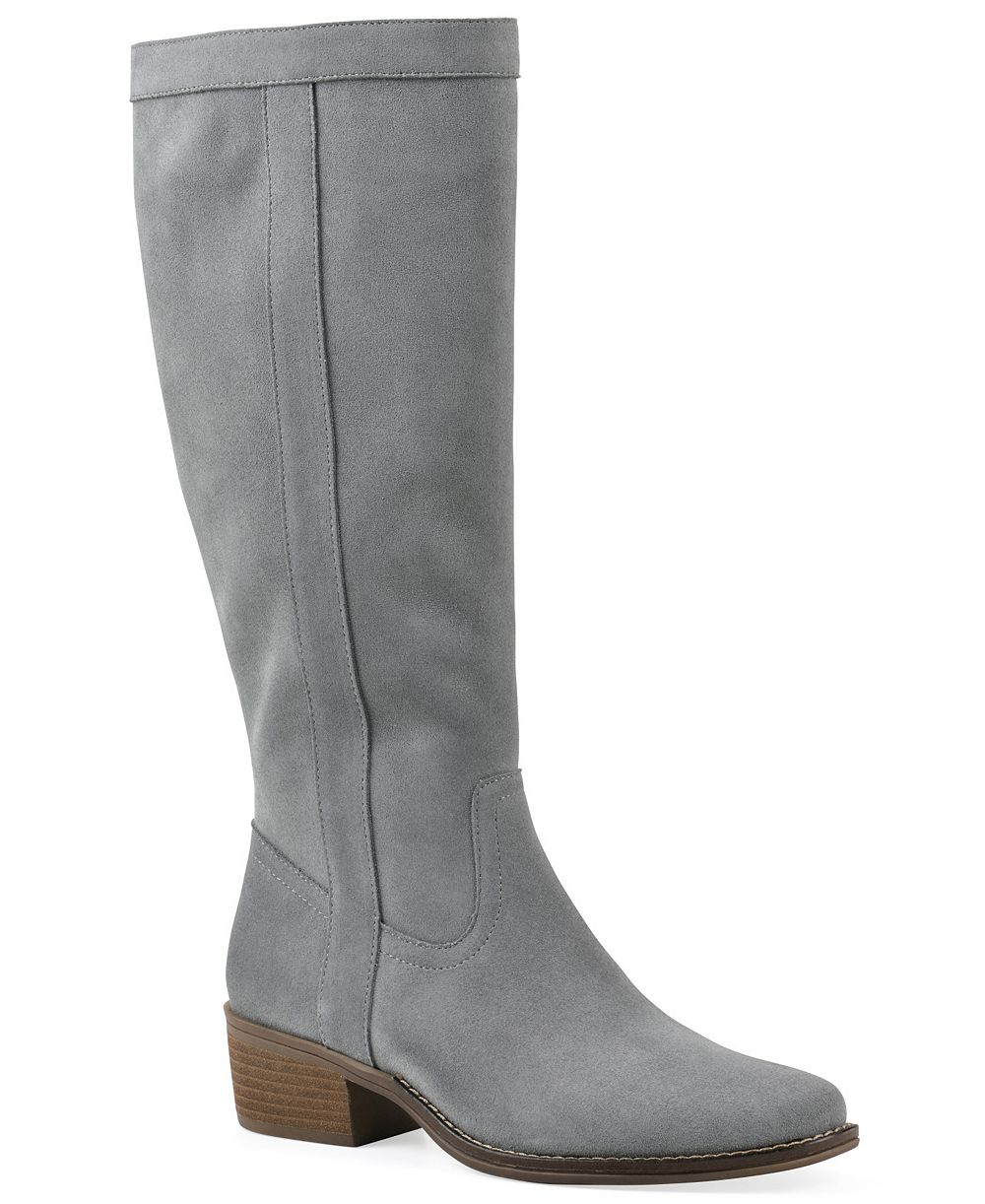 White Mountain Women's Altitude Regular-Calf Knee High Boots