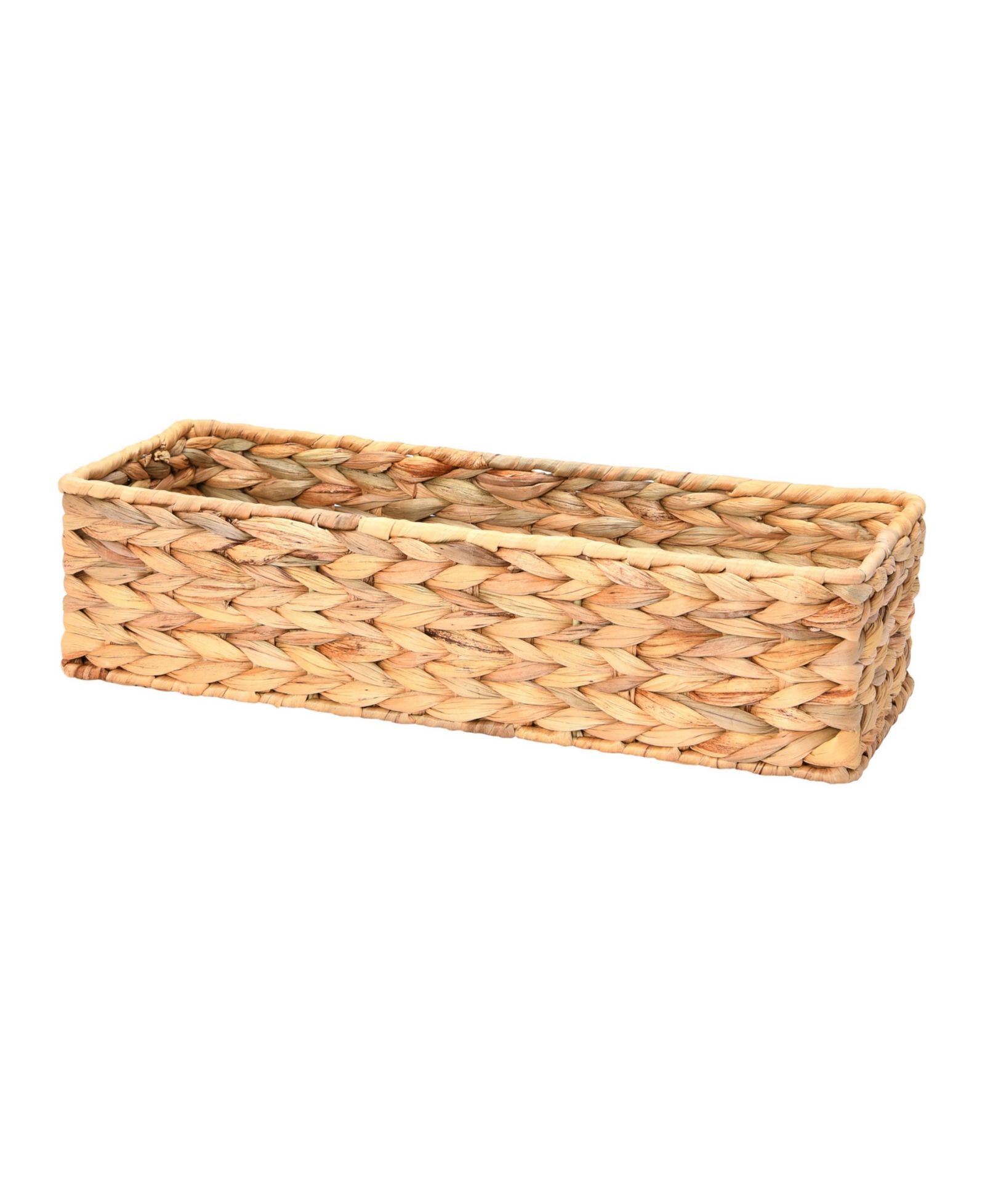 Household Essentials Handwoven Paper Rope Rectangular Storage Basket