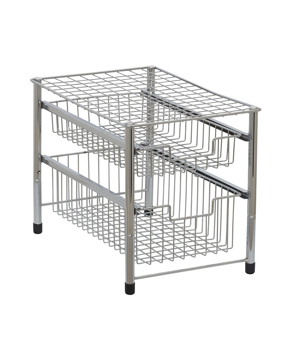 Органайзер для шкафа Household Essentials Two Basket