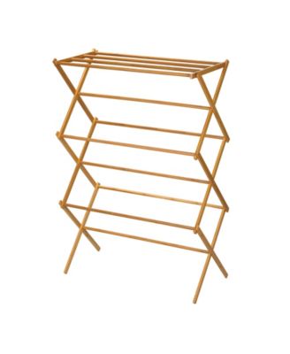 Складная сушилка для белья Household Essentials Bamboo с 11 рейками