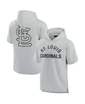 Fanatics Signature Мужской и Женский серый худи из супермягкого флиса St. Louis Cardinals