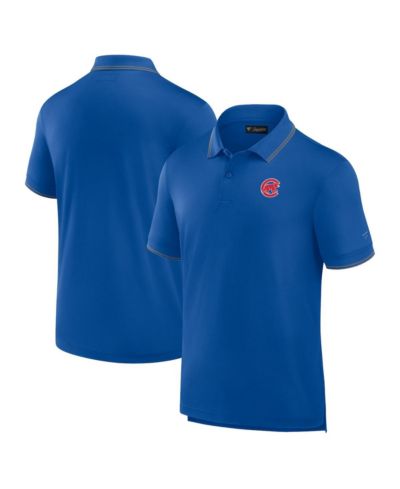 Мужская рубашка-поло Fanatics Signature Royal Chicago Cubs Pique