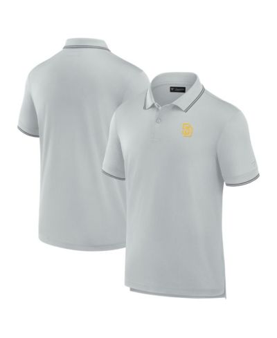 Мужская поло Fanatics Signature Gray San Diego Padres Pique