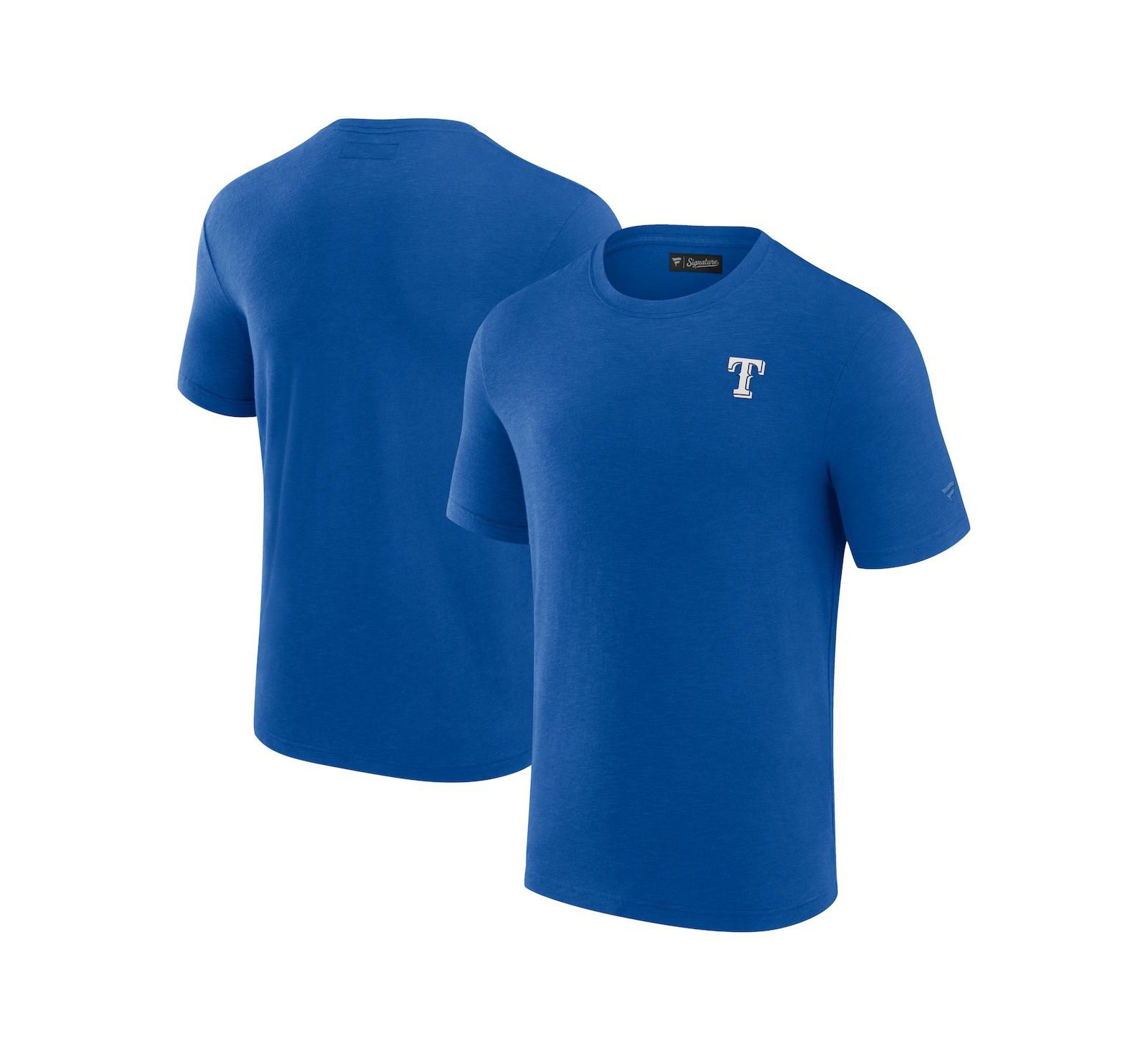 Мужская футболка Fanatics Signature Royal Texas Rangers Modal Short Sleeve T-shirt
