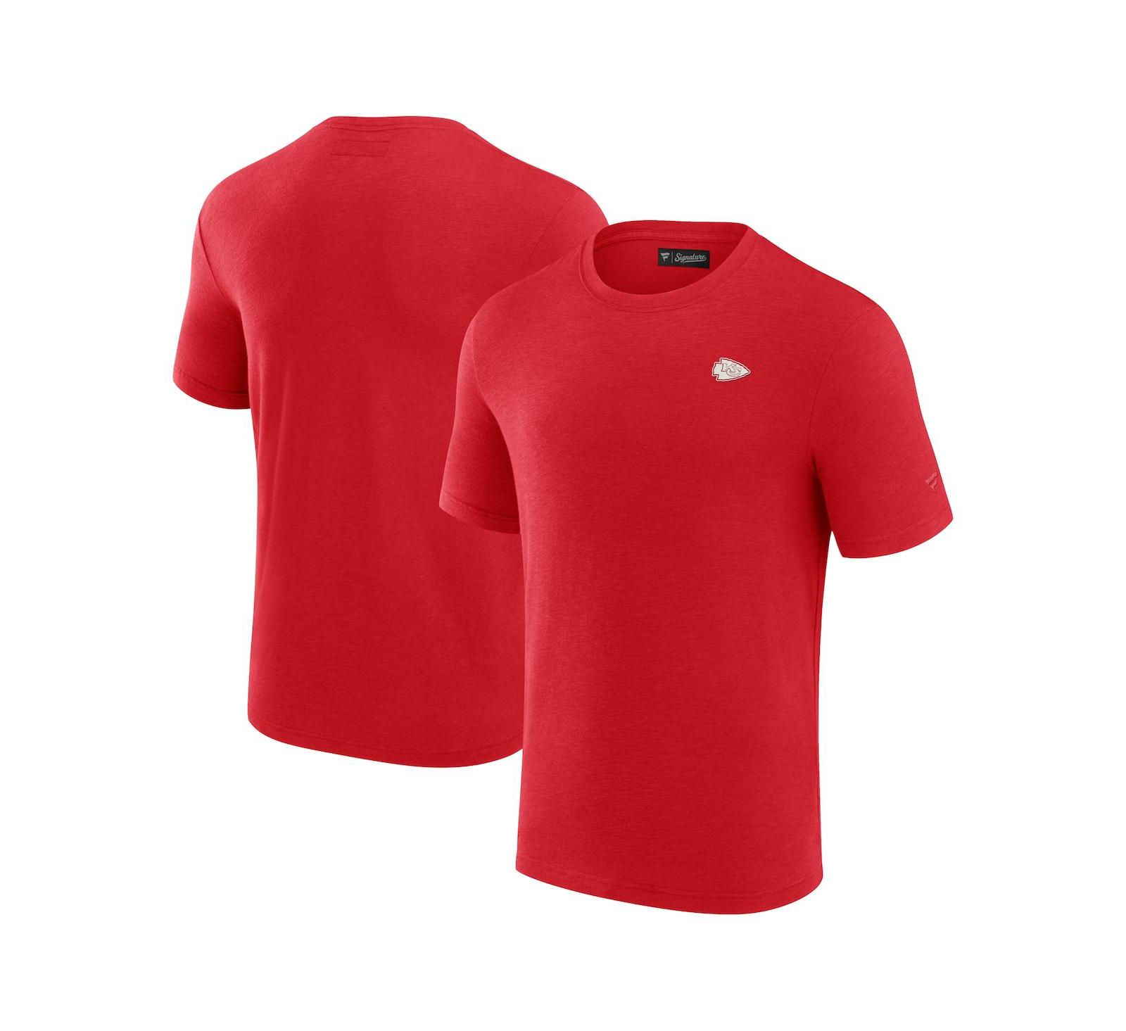 Мужская футболка Fanatics Signature Red Kansas City Chiefs Modal Short Sleeve