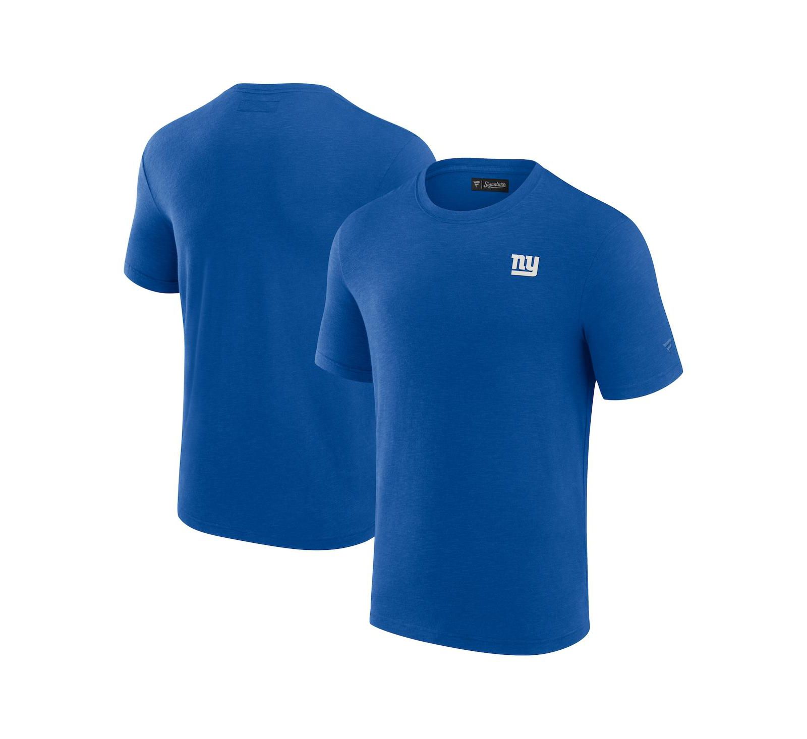 Мужская футболка Fanatics Signature Royal New York Giants Modal Short Sleeve