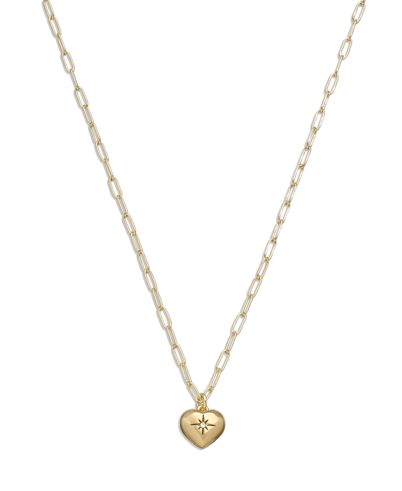 Колье COACH с подвеской в форме сердца Iconic Heart из искусственного камня