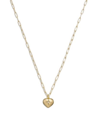 Колье COACH с подвеской в форме сердца Iconic Heart из искусственного камня