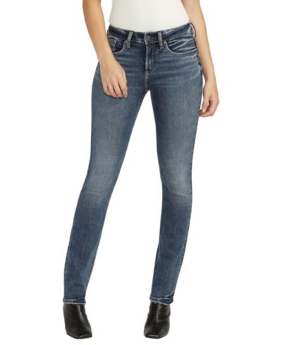 Джинсы Silver Jeans Co. Women's Suki Mid Rise Straight Leg