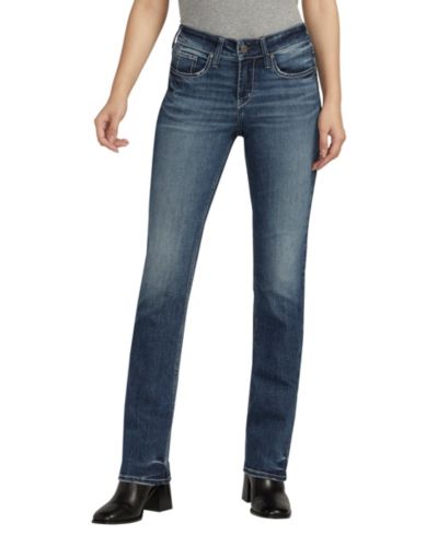 Silver Jeans Co. Women's Suki Mid Rise Slim Bootcut Jeans