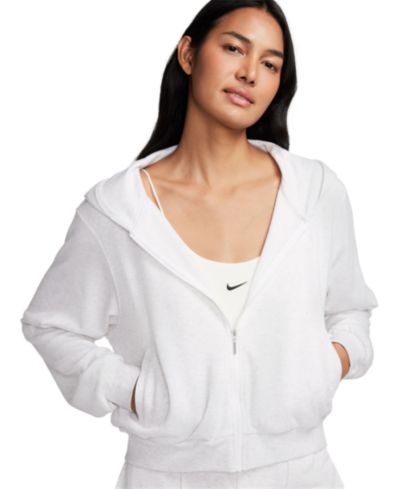 Nike Женский Sportswear Chill Terry Loose-Fit Full-Zip French-Terry Hoodie