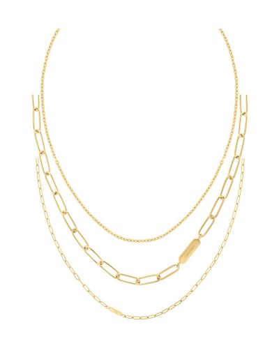 Calvin Klein Unisex Stainless Steel Chain Necklace Gift Set, 3 Piece