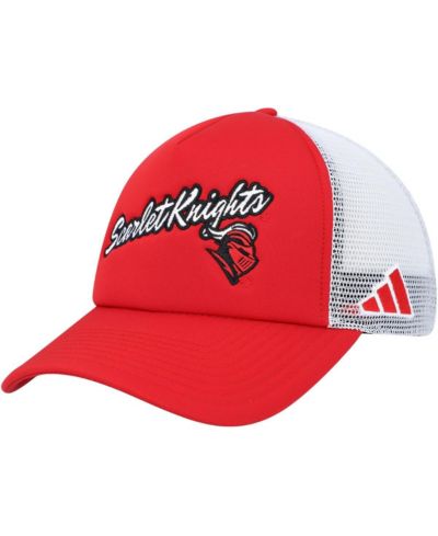 adidas кепка trucker snapback Rutgers Scarlet Knights, мужская, алая