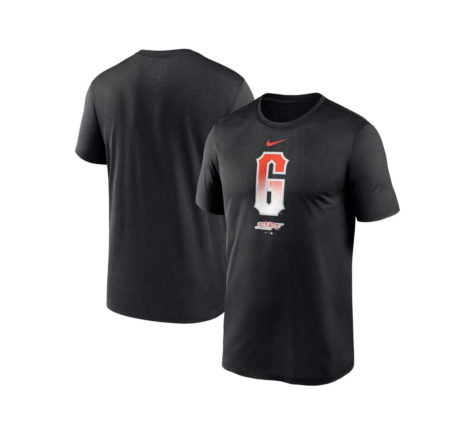 Men's Nike Black San Francisco Giants City Connect Logo T-shirt