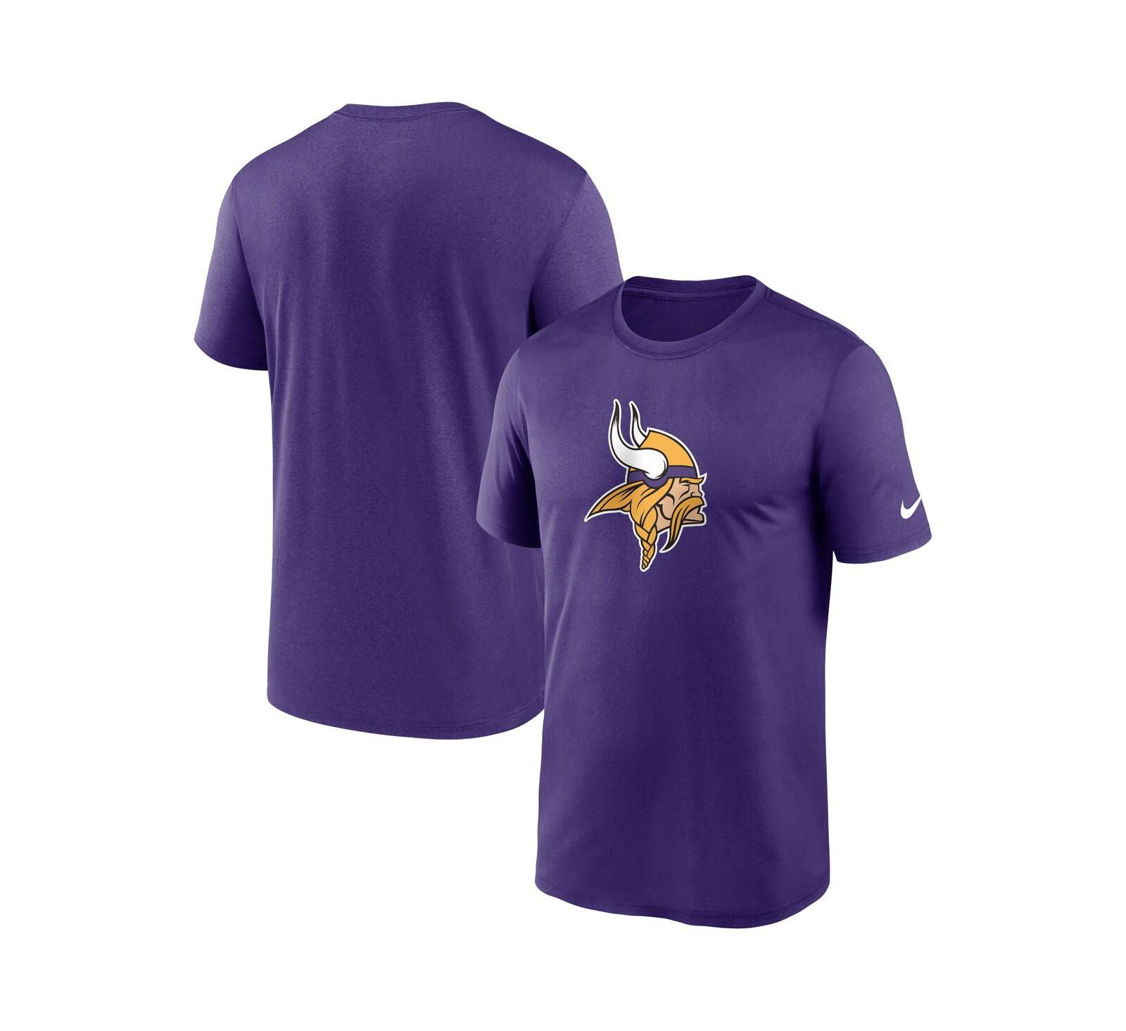 Men's Nike Purple Minnesota Vikings Legend Logo Performance T-shirt