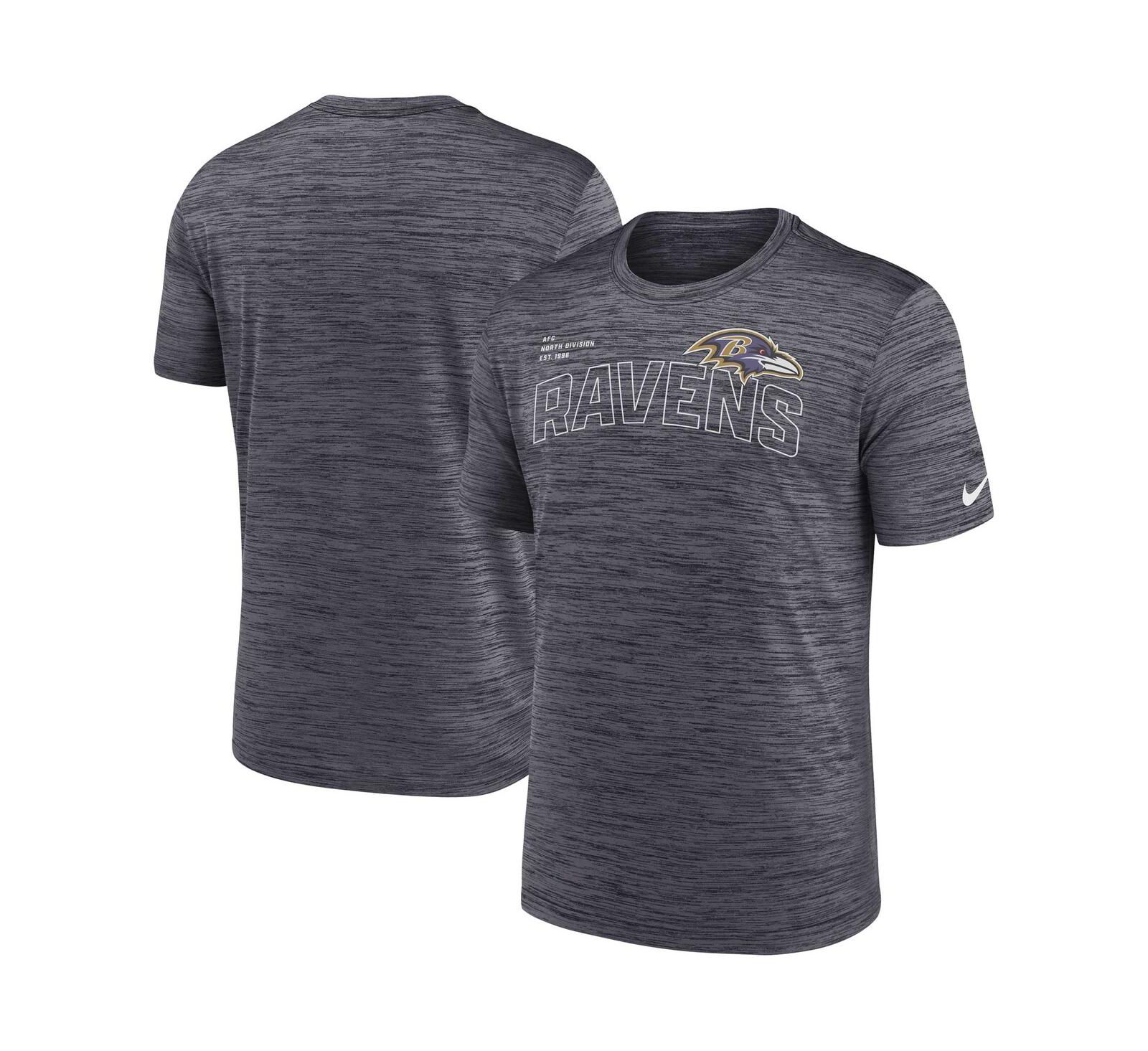 Nike Мужская спортивная футболка Baltimore Ravens Velocity Arch Black